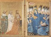 unknow artist The Wilton diptych oil painting reproduction